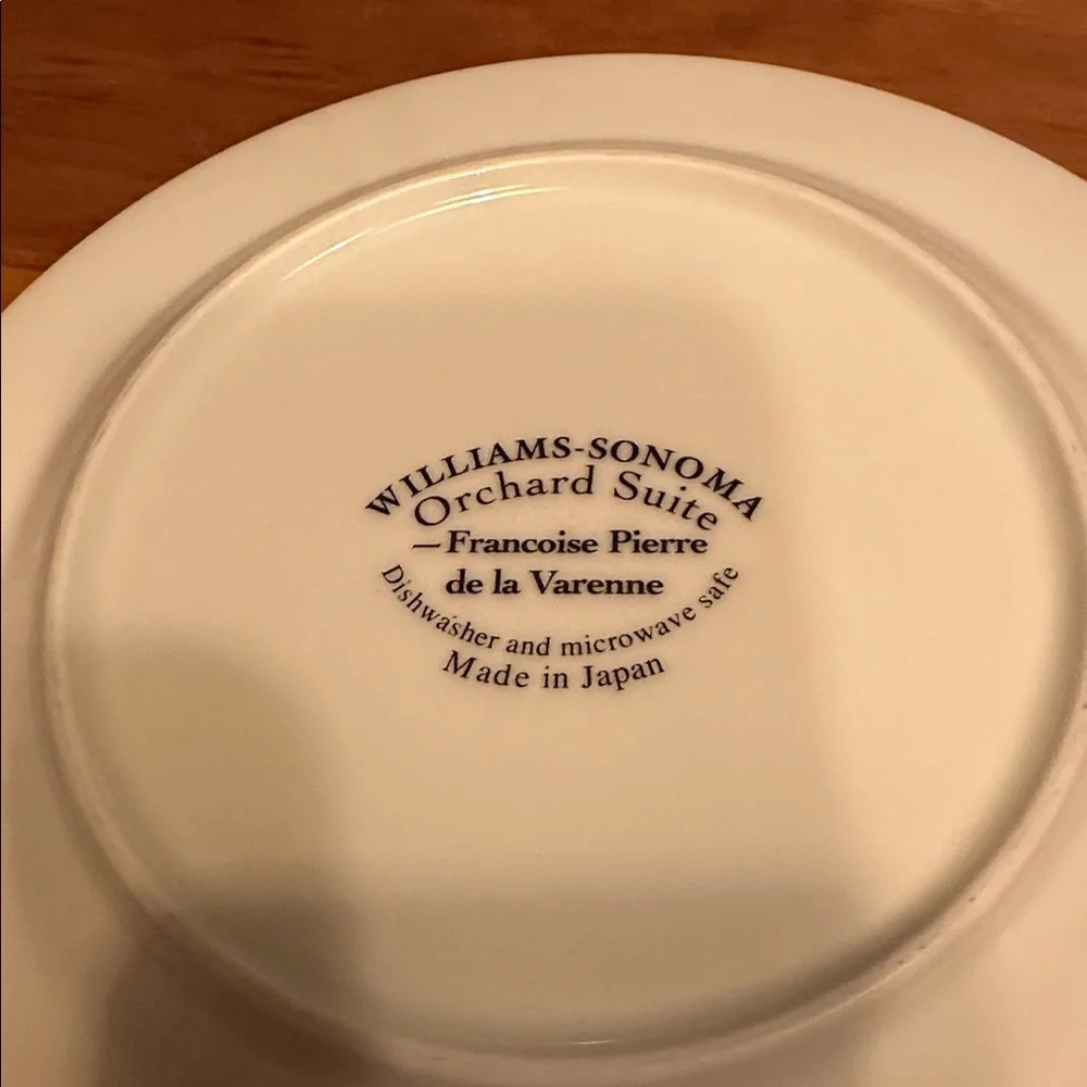 2 Williams Sonoma Orchard Salad Plates